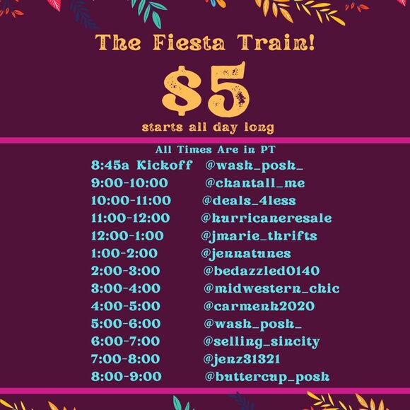 ✨💃 Fiesta Train is LIVE 12/14 💃✨ - Picture 2 of 2